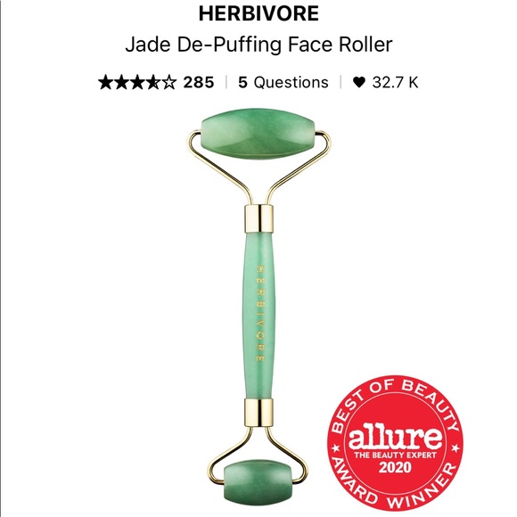 Herbivore Jade De-Puffing Face Roller NWOT - Picture 3 of 6